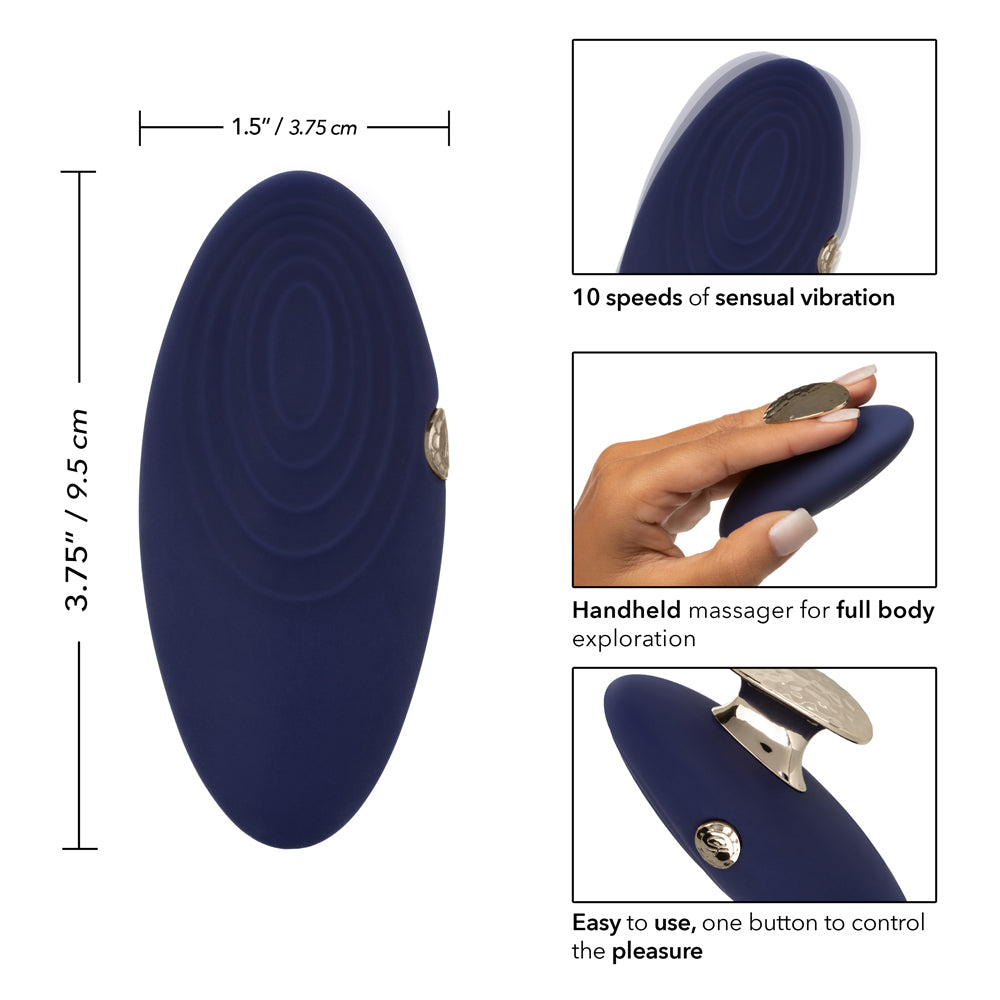 Premium Violet Handheld Vibrating Massager for Muscle Relaxation & Pain Relief - Perfect for Home, Office & Travel Use