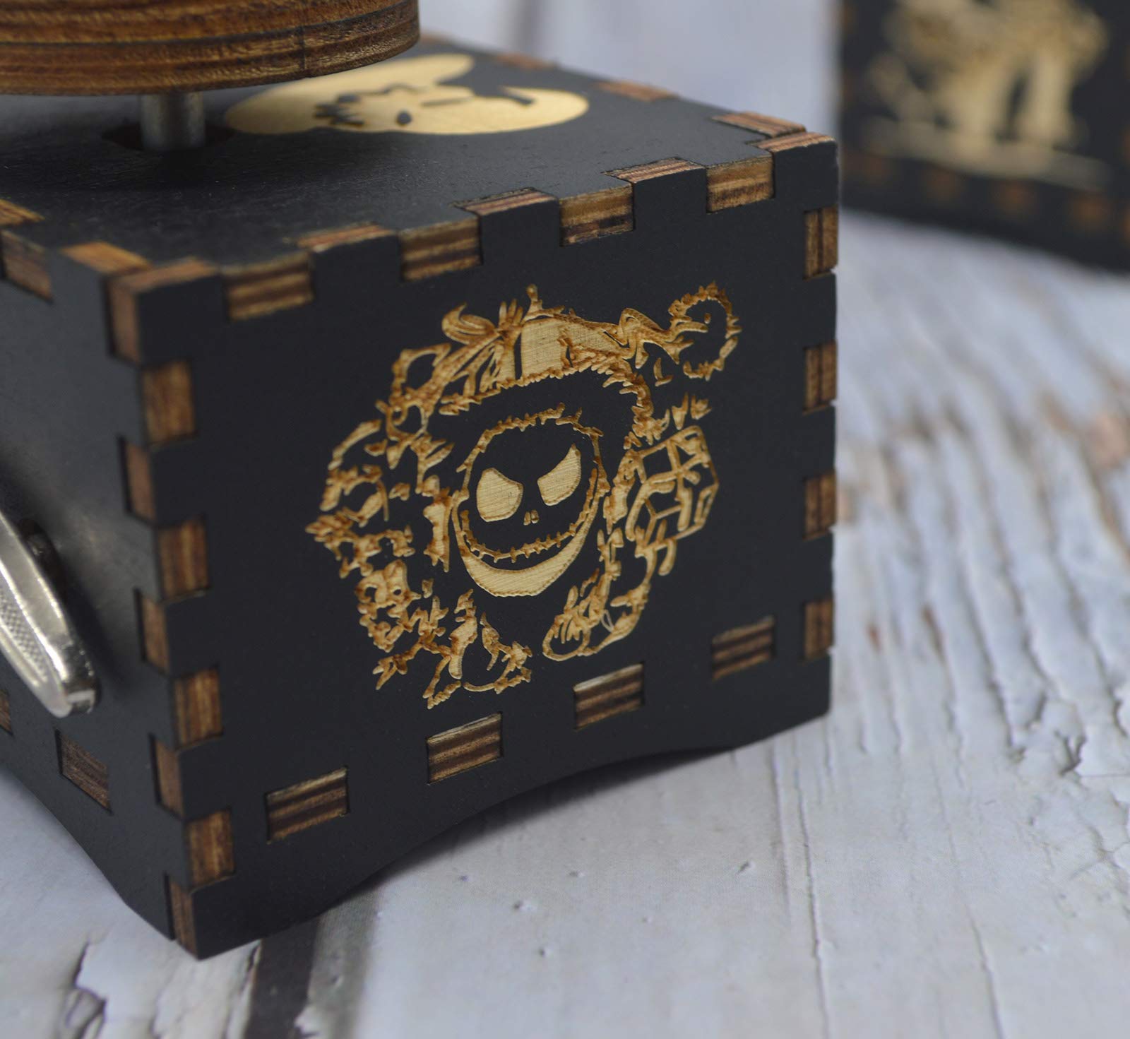 Rotating Christmas Music Box - 'The Nightmare Before Christmas' Inspired Holiday Decor for Parties, Home & Room Decoration | Perfect Gift for Disney Fans