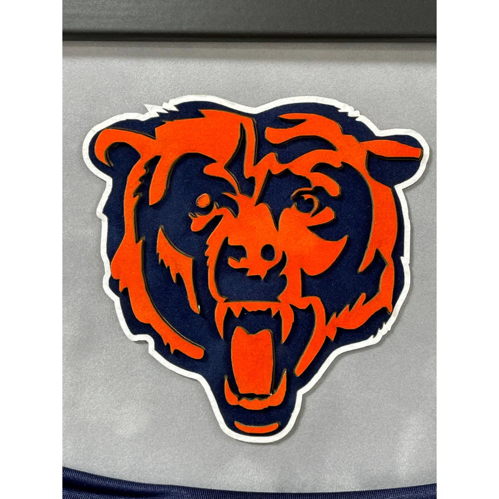 Brian Urlacher Autographed Chicago Bears Jersey - Framed BAS Signed Inscribed HOF Collectible - Perfect for Sports Memorabilia Displays, Man Cave Decor & NFL Fan Gifts