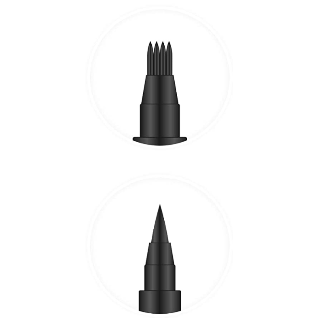 Beard and Brow Pen - Waterproof Eyebrow & Beard Filling Pen for Men & Women - Natural Look for Daily Grooming, Makeup & Styling