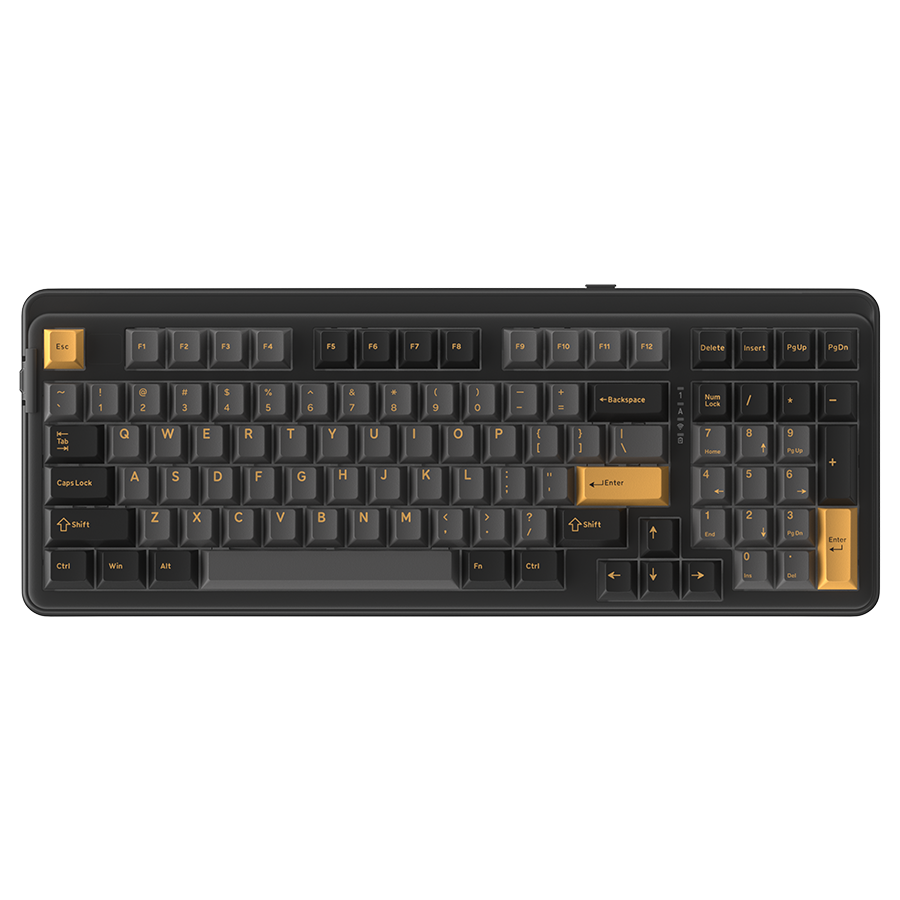 DAREU EK98 Pro Wireless Mechanical Gaming Keyboard - 2.4G/Bluetooth/USB-C Tri-Mode RGB Backlit, Hot-Swappable Switches for PC/Mac - Perfect for Gaming, Office Work & Typing Enthusiasts