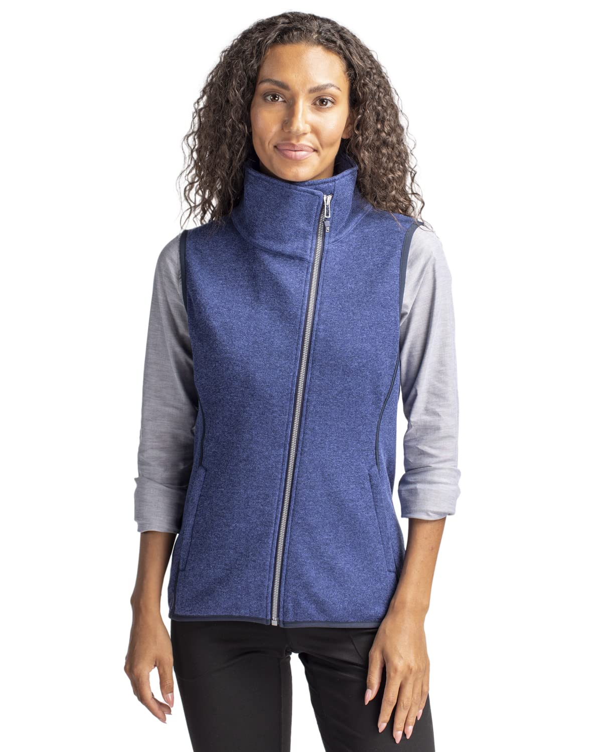 Cutter & Buck Mainsail Women's Basic Vest - Lightweight Layering Piece for Work, Travel & Outdoor Activities | Casual & Professional Style