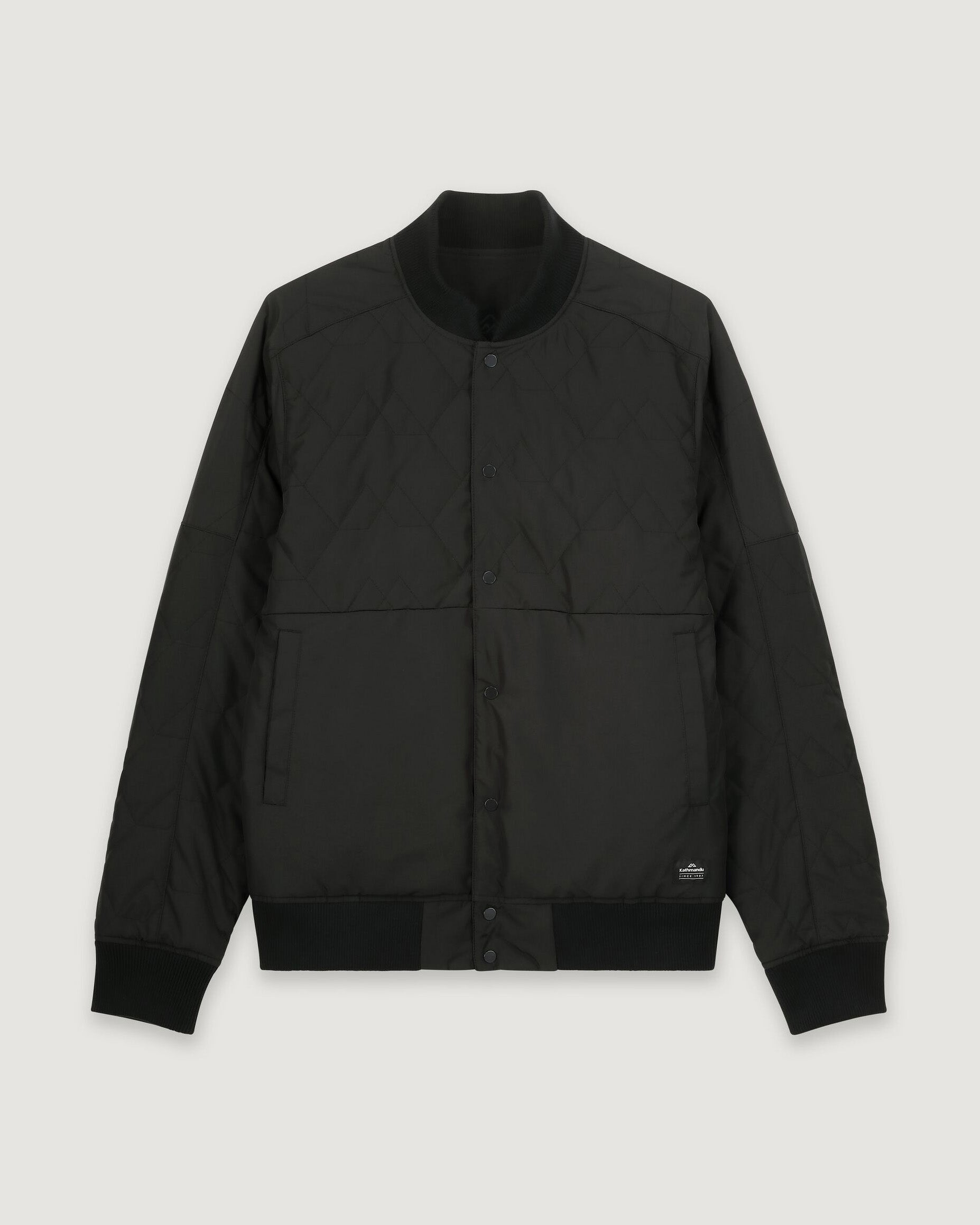 2-Way MNS Reversible Bomber Jacket for Men - Black | Lightweight Windbreaker for Casual Wear & Outdoor Activities