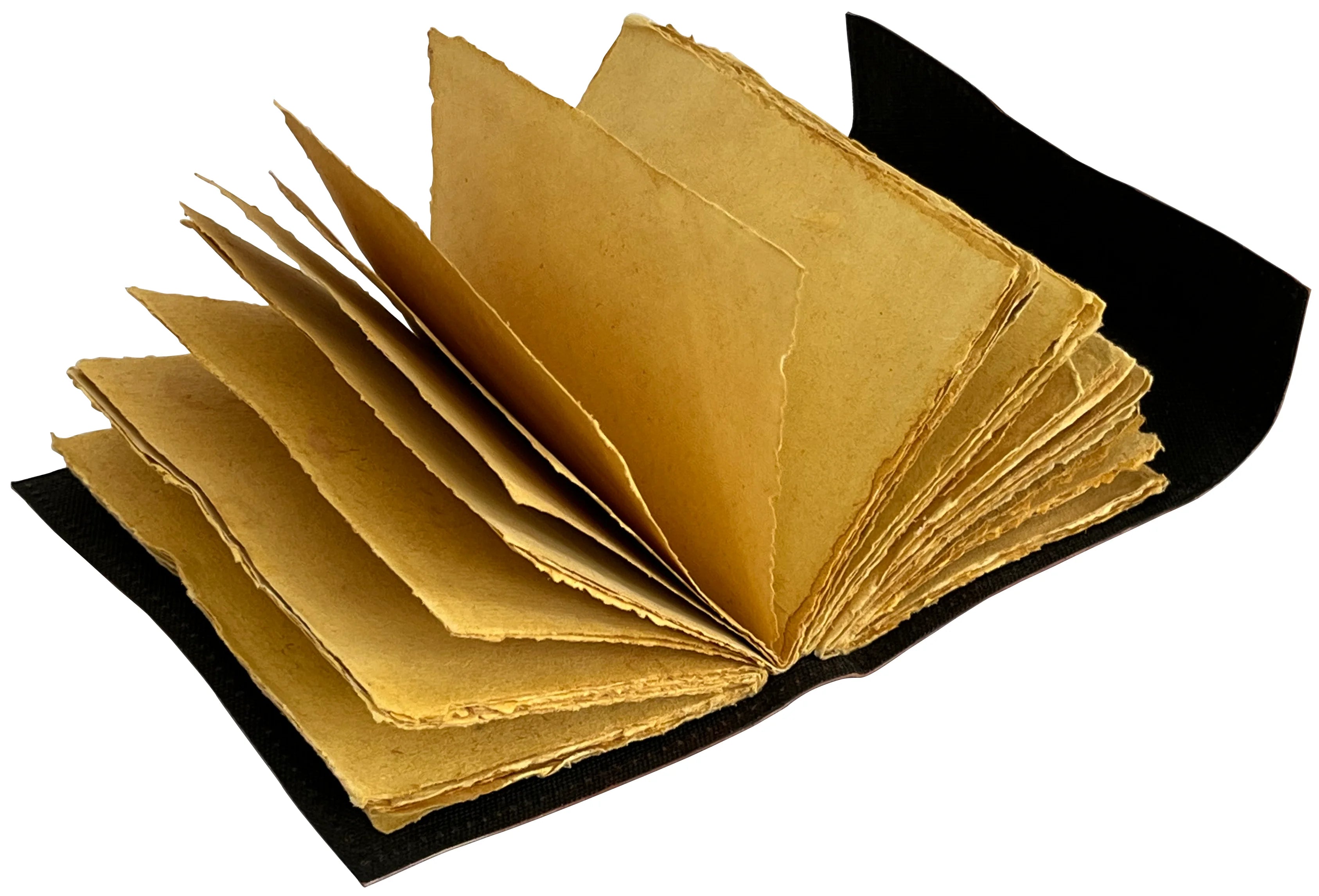 Vintage Leather Journal with Antique Deckle Edge Paper & Semi-Precious Stones - Perfect for Writing, Sketching & Gift Giving