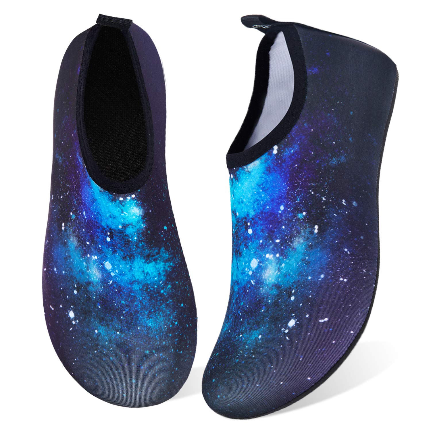 WateLves Water Shoes for Women & Men - Barefoot Quick-Dry Aqua Socks for Beach, Swim, Surf, Yoga & Exercise - Lightweight & Breathable with Translucent Color Soles - Perfect for Water Sports, Poolside & Outdoor Activities