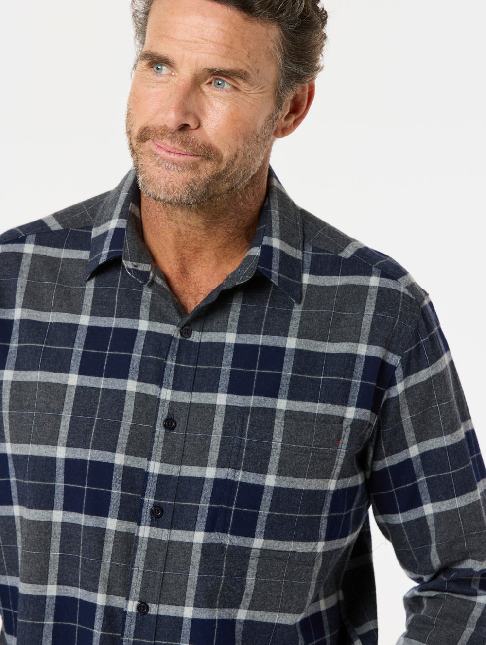 Premium Stratton Cotton Brush Shirt for Men - Soft & Breathable Casual Button-Up Shirt - Perfect for Office, Outdoor Activities & Everyday Wear