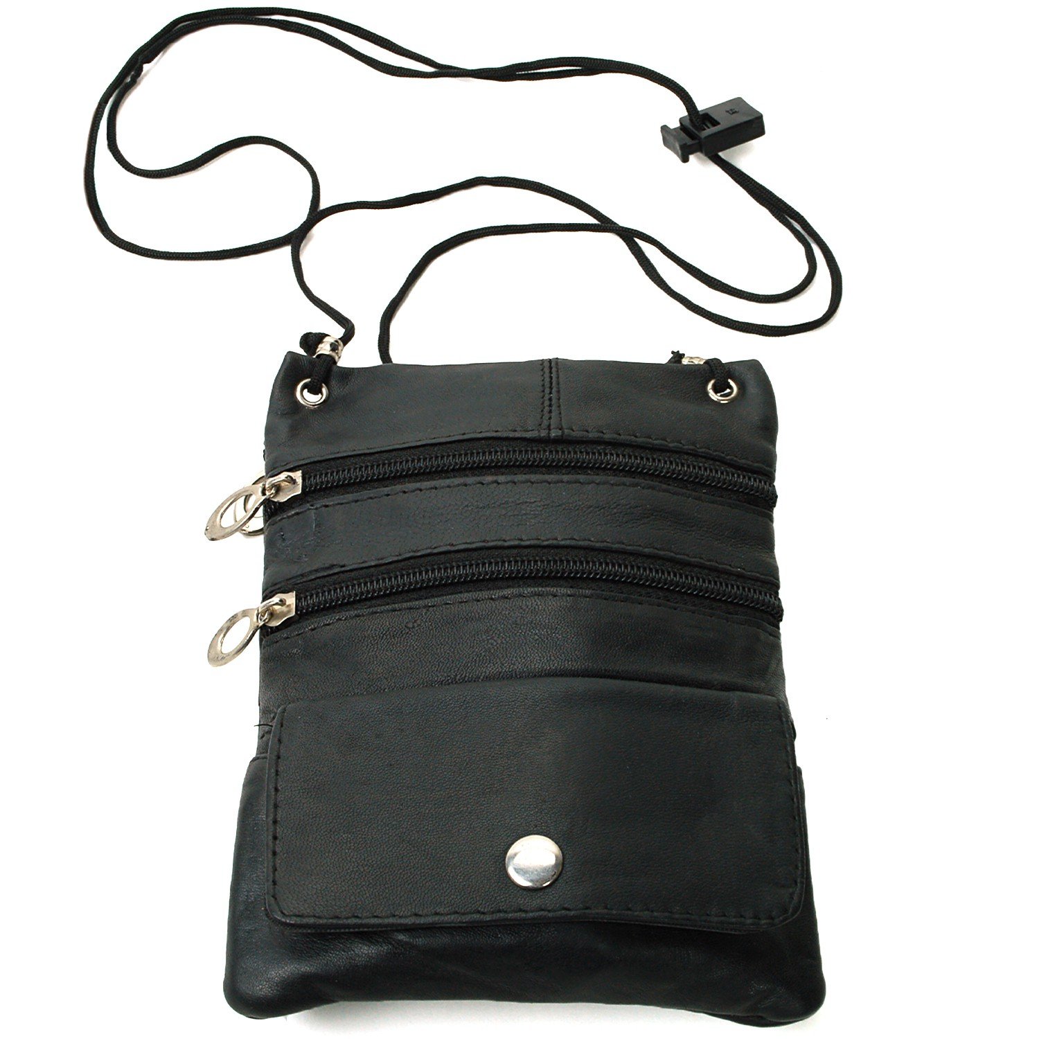 Soft Leather Purse Organizer - 4 Pocket Shoulder Bag & Travel Wallet for Women | Perfect for Daily Use, Office, Shopping & Vacation