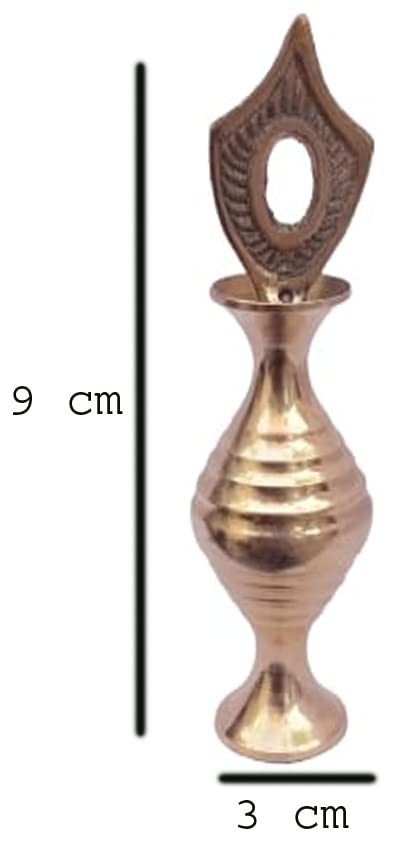 **Premium Brass Surma Holder with Funnel & 2 Kohl Sticks - Traditional Eye Makeup & Kohl Application Kit - Perfect for Ayurvedic & Natural Beauty Routines**    *(Use for traditional eye makeup, Ayurvedic treatments, or enhancing natural beauty with authentic kohl application.)*