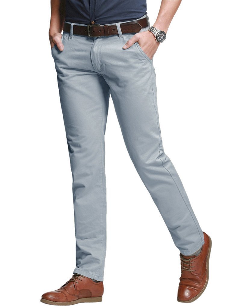 Men's Slim Tapered Stretch Casual Pants - Comfortable & Stylish for Work, Travel & Everyday Wear