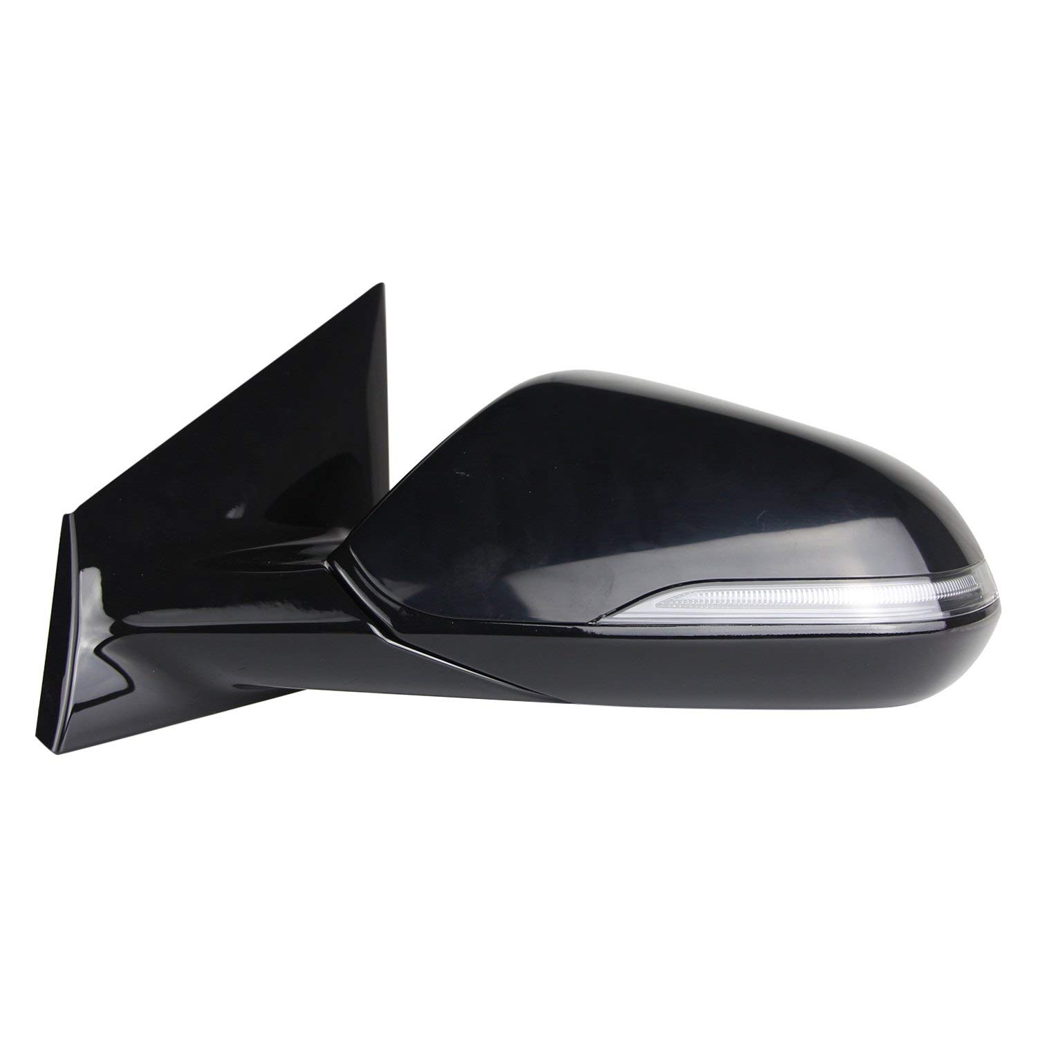 Replacement HY1320239 Driver Side Power Heated View Mirror - Perfect for Ford, Chevy & Dodge Trucks & SUVs in Winter Driving Conditions