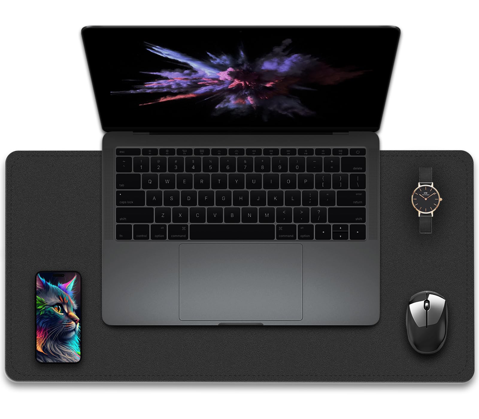 Premium Non-Slip PU Leather Desk Mat - 24