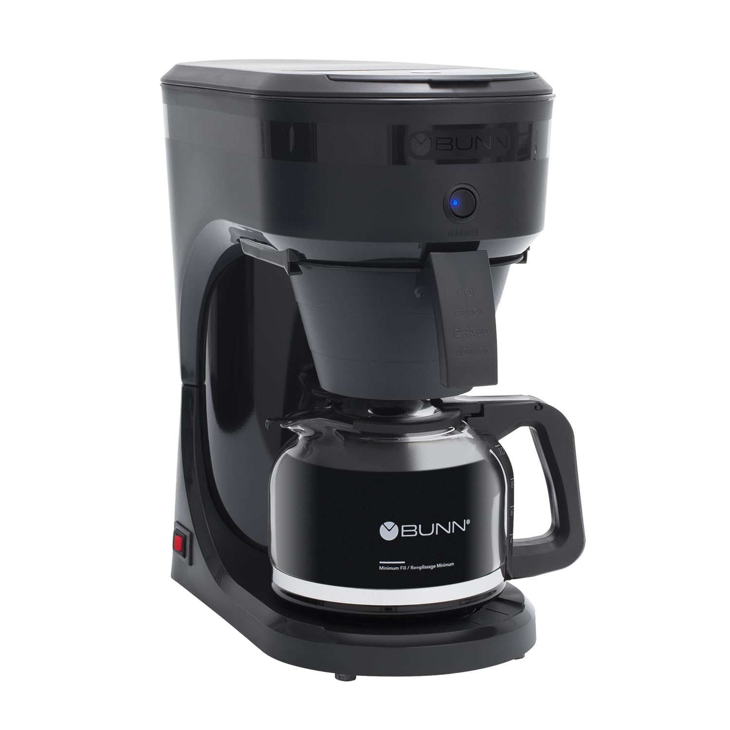 SBS Speed Brew Select 10 Cup Coffee Maker - Fast Brewing Programmable Drip Coffee Machine with Permanent Filter, Black - Perfect for Home, Office, and Breakfast Use