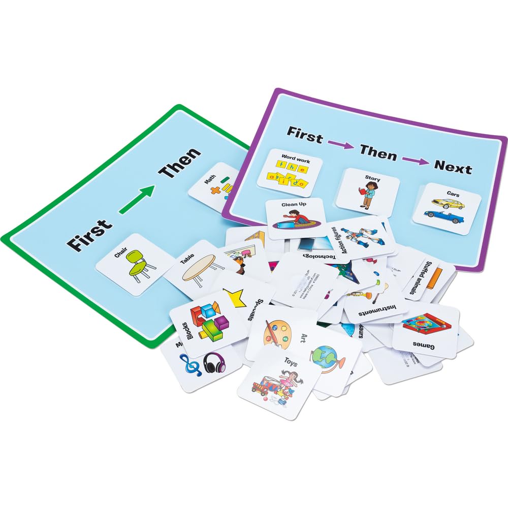 Really Good Stuff First System - 2 Boards & 66 Cards for Classroom Learning