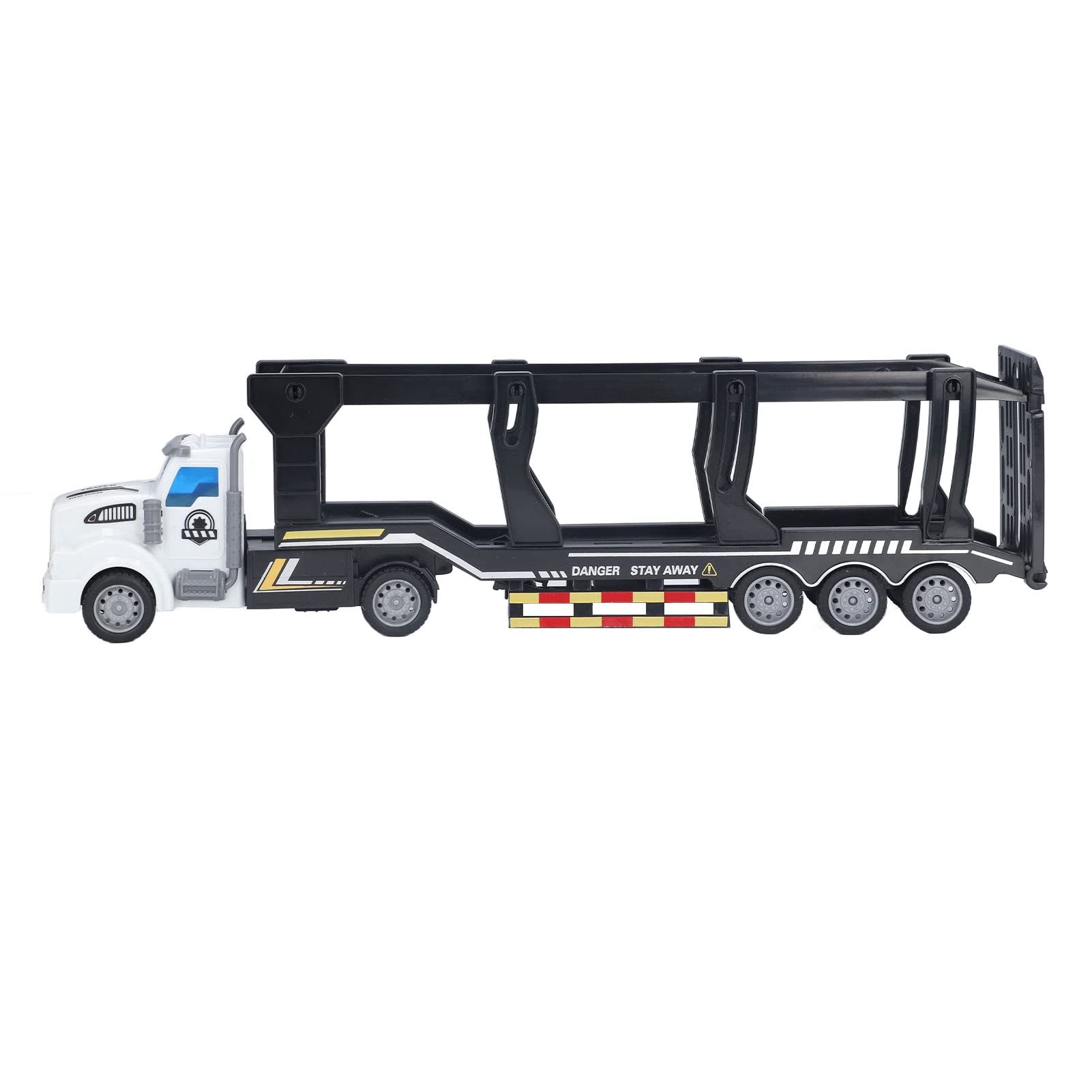 1:48 Scale Durable Container Truck Toy with Open Tailgate - Realistic Model for Kids 3+ Years Old - Perfect for Outdoor Play, Collecting & Gift Giving