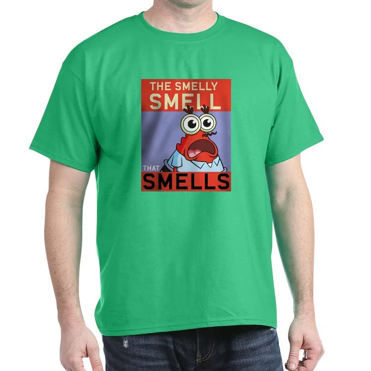 Spongebob Squarepants Smelly S Graphic T-Shirt | Funny Cartoon Tee for Men & Women | Perfect for Cosplay, Halloween & Casual Wear