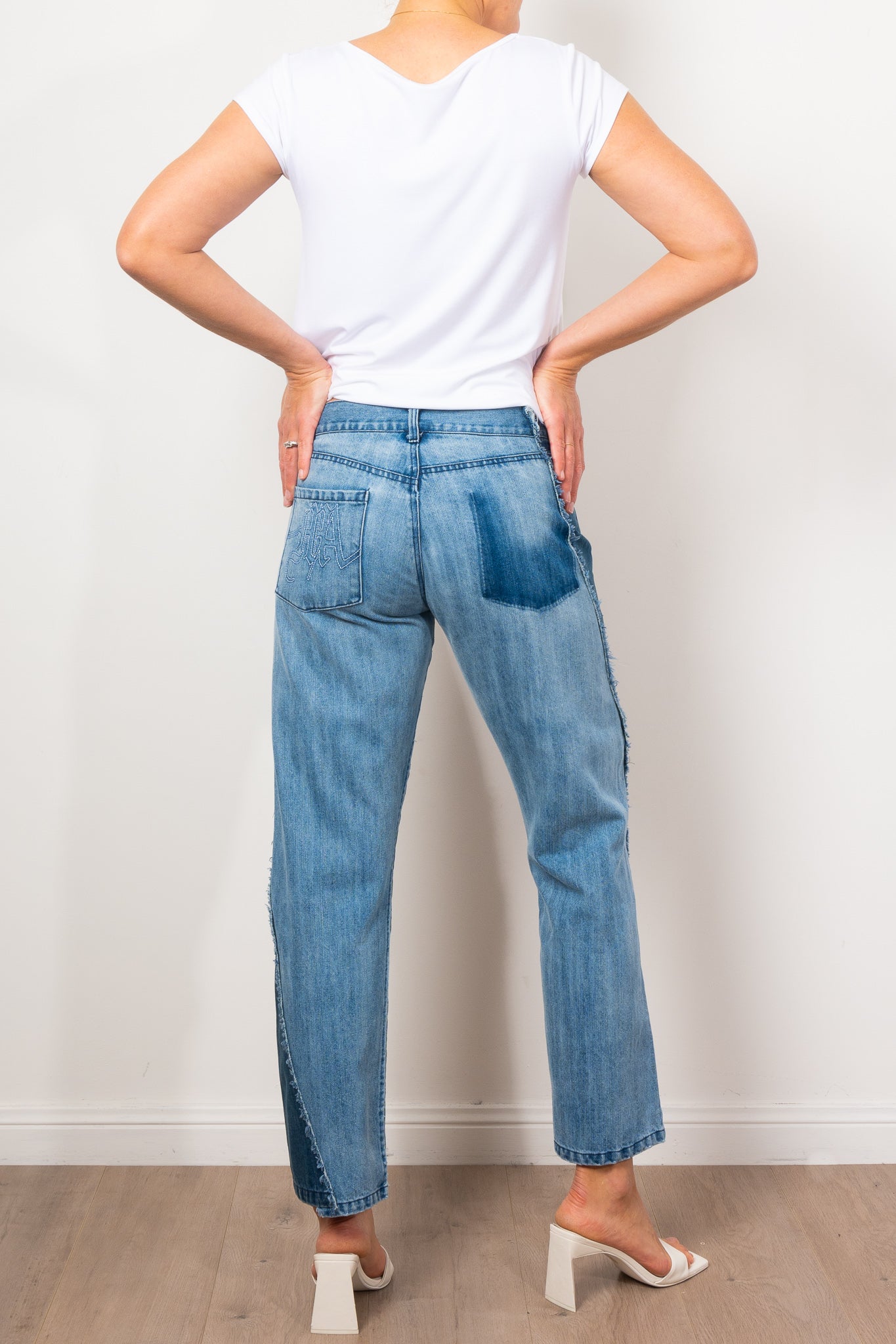 M.A Dainty Barretinas Jean - Women's Vintage High Waist Skinny Jeans for Casual & Night Out | Perfect for Date Night, Parties & Everyday Wear