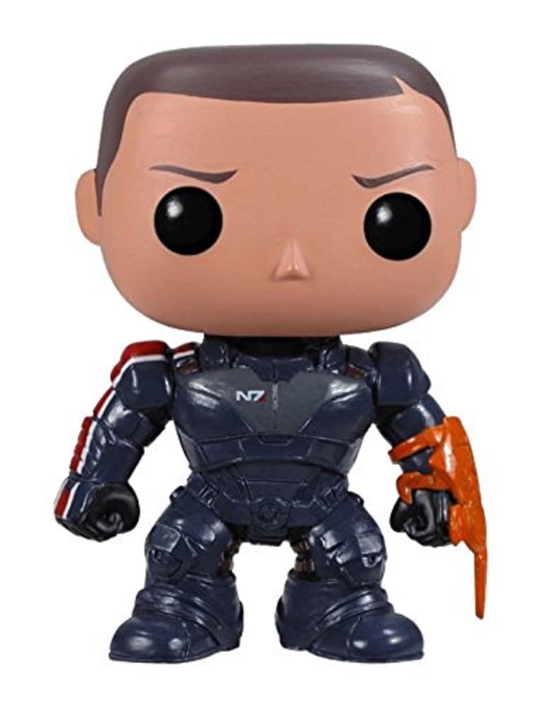 Funko POP Games Mass Effect Commander Shepard Collectible Vinyl Figure - Perfect for Gaming Displays, Office Decor & Gift for Sci-Fi Fans