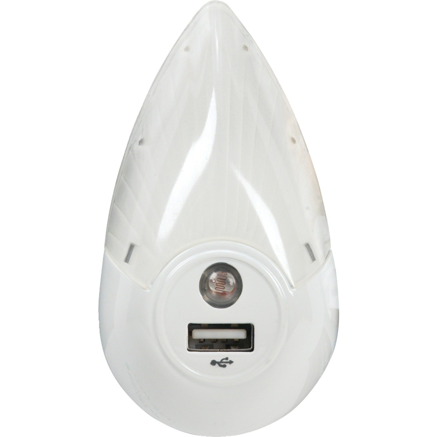 RCA USBNLL1 Night Light with USB Charger - Soft Eggshell White - Perfect for Bedrooms, Nurseries & Nighttime Charging
