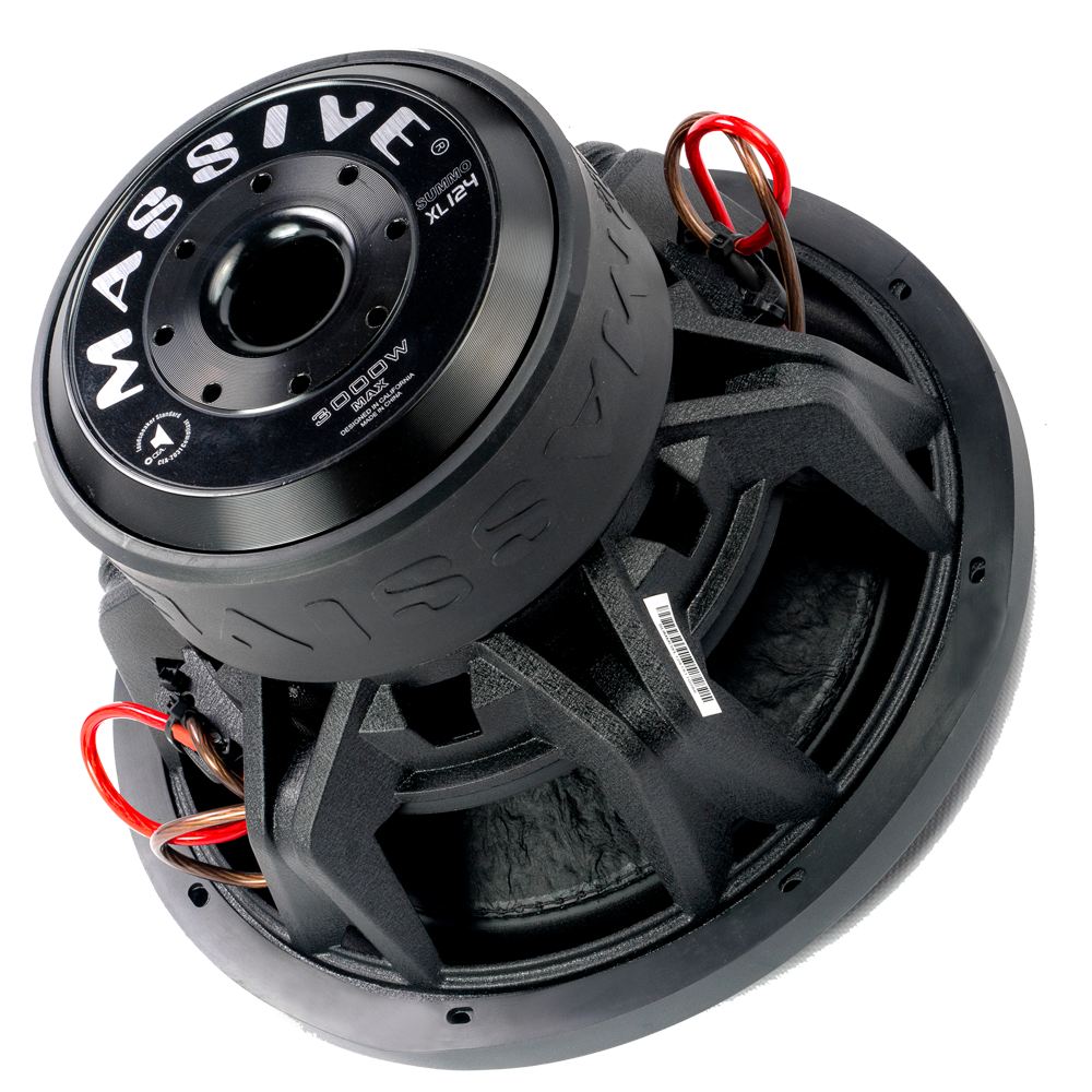 SUMMOXL124 12-Inch 1500 Watts RMS Dual 4 Ohm Car Subwoofer - Powerful Bass for Car Audio Systems & Home Theater