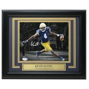 Kevin Austin Jr. Autographed Framed Notre Dame 8x10 Football Photo with PSA Certification - Perfect for Sports Memorabilia Collectors and Fighting Irish Fans