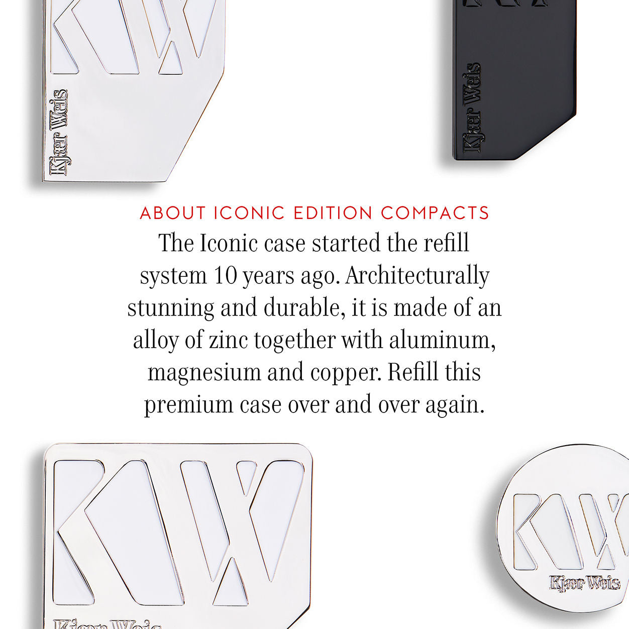 Iconic Edition Face Powder Case - Premium Compact Powder for Flawless Makeup | Perfect for Daily Use & Touch-Ups On-the-Go