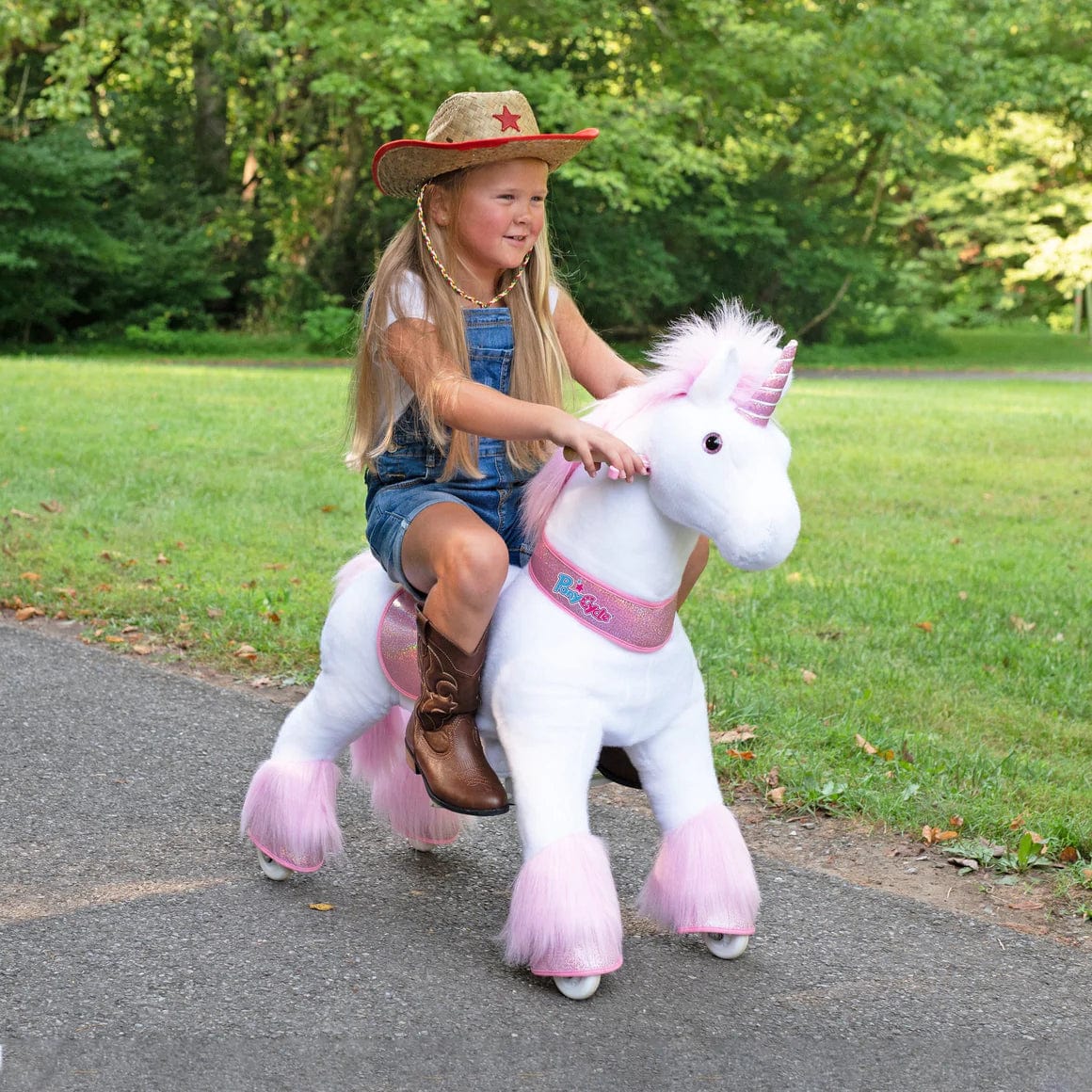 Ponycycle Ride On Toy for Kids Ages 3-5 | Interactive Rocking Horse with Wheels | Perfect for Indoor & Outdoor Play, Birthday Gifts, and Preschool Learning Activities