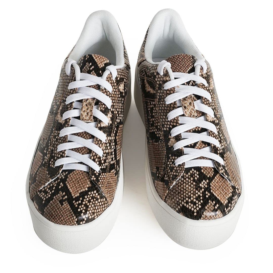 **J. Adams Hero Platform Sneakers for Women - Stylish Casual Lace-Up Fashion Tennis Shoes for Walking, Running & Everyday Wear**