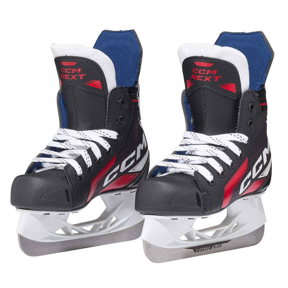 CCM Next Youth Ice Hockey Skates - Lightweight Performance Skates for Kids - Perfect for Ice Rink Practice & Youth Hockey Games