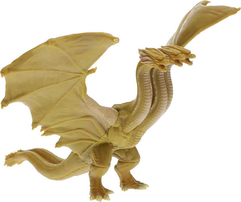 Bandai Godzilla Movie Monster Series 2019 Godzilla: King of Monsters King Ghidorah Vinyl Action Figure - Collectible Toy for Fans, Home Display & Anime Decor