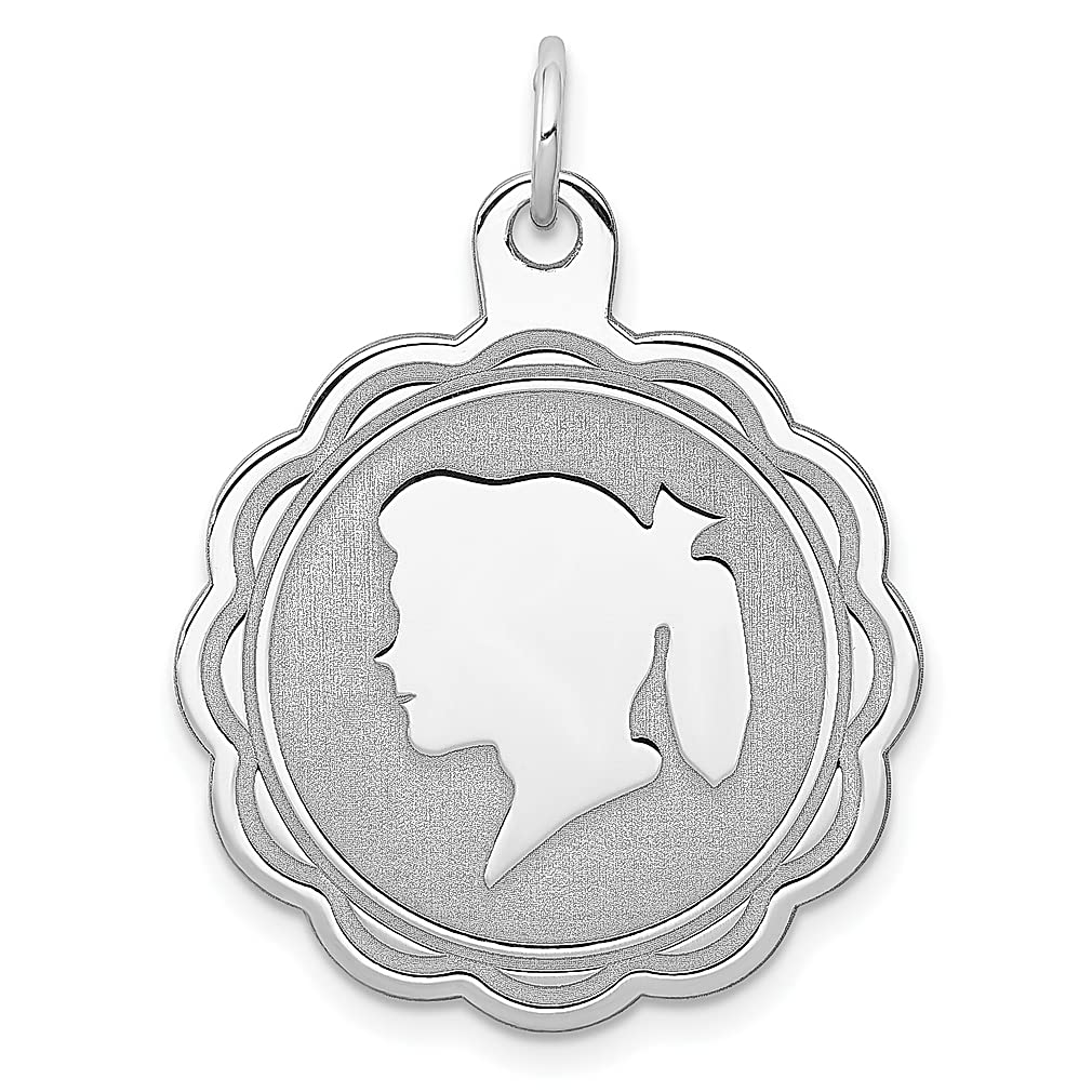 925 Sterling Silver Engraveable Disc Charm Necklace - Personalized Baby Name Pendant for Women & Girls - Laser Engraved Fine Jewelry Gift for Mom, Daughter, Wife (Perfect for Birthdays, Anniversaries & Special Occasions)