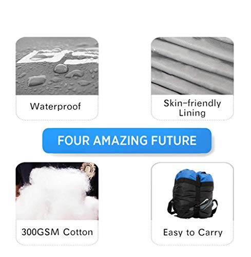 Ultralight 3-Season Camping Sleeping Bag - Portable Envelope Design for Backpacking, Hiking & Outdoor Adventures - Perfect for Camping Trips, Mountain Climbing and Wilderness Exploration