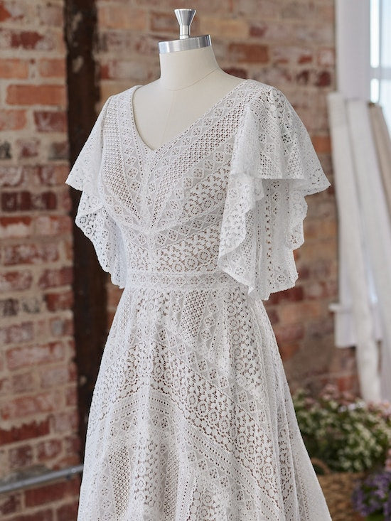 Maggie Sottero Orchid Wedding Dress - Elegant Lace Bridal Gown for Romantic Ceremonies & Formal Events