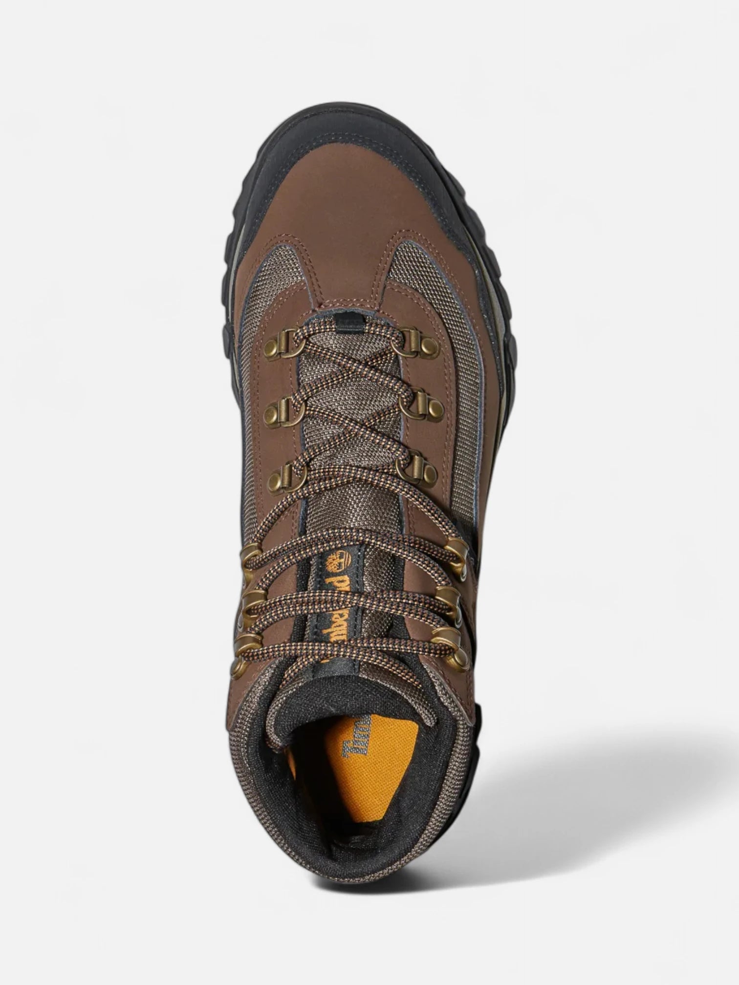Timberland Lincoln Peak Lite Mid Waterproof Hiking Boots for Men - Brown Leather Outdoor Boots for Trekking, Camping & Trail Adventures