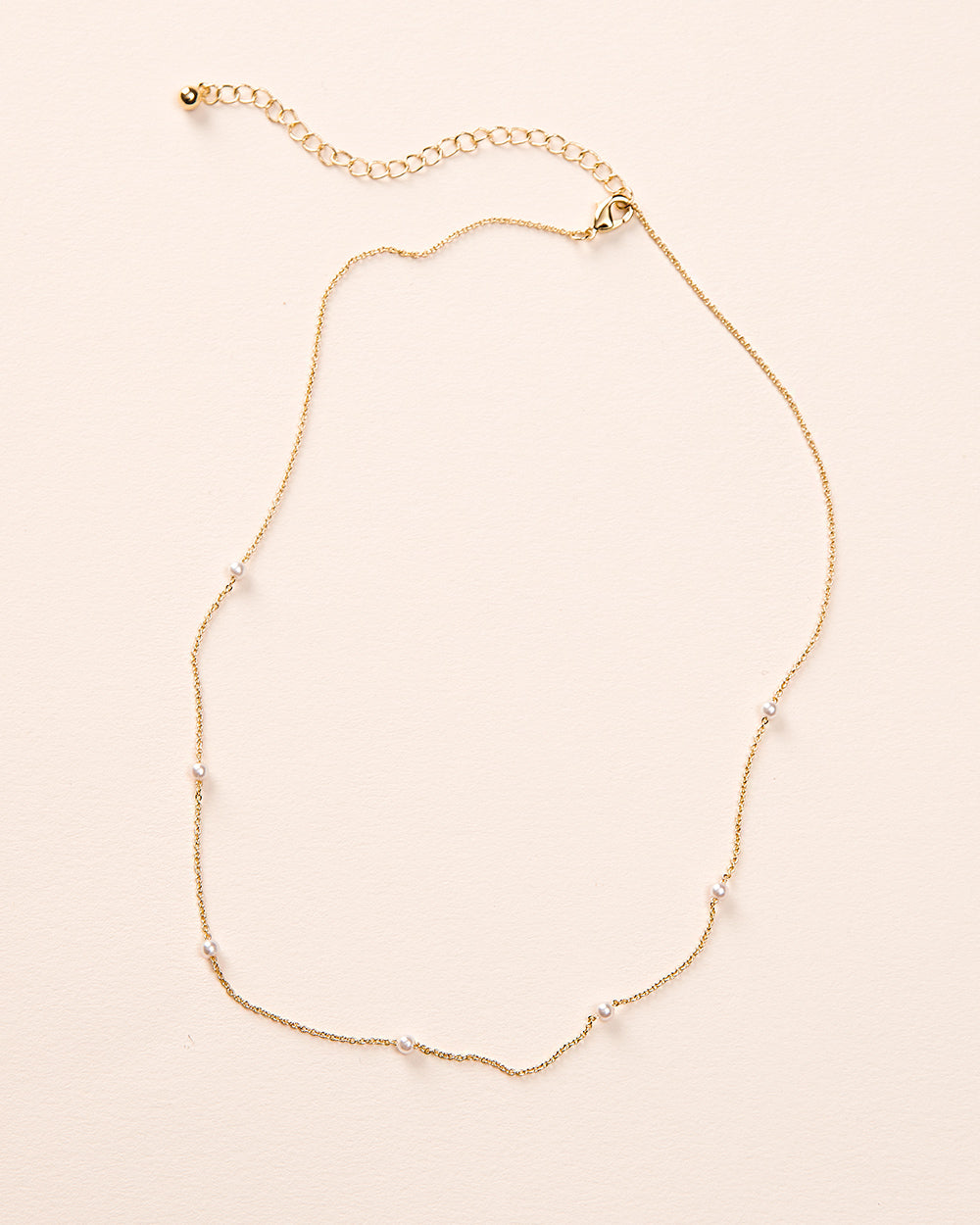 Elegant Scattered Pearl Necklace for Women - Dainty Layered Pearls Jewelry Gift for Bridal, Party & Special Occasions
