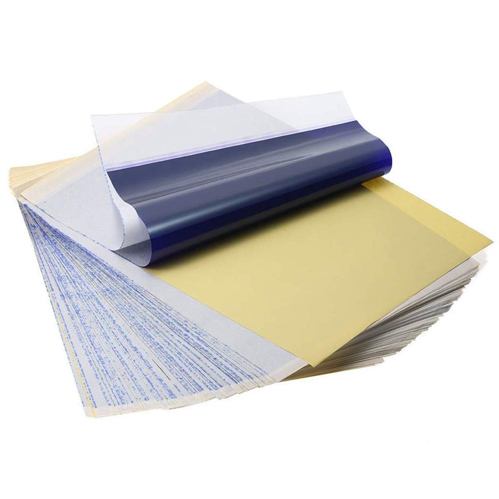Premium 4-Layer Tattoo Transfer Paper - Thermal Stencil & Tracing Paper for Professional Tattoo Artists (30 Sheets) - Ideal for Tattoo Transfer Kits, Permanent Makeup & Body Art Designs