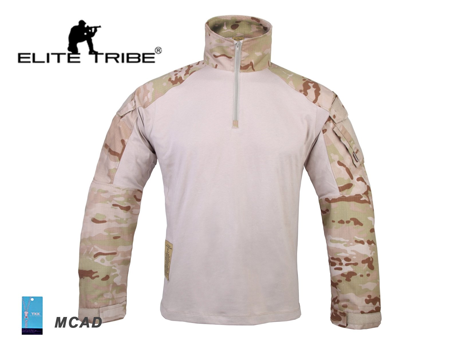 Emerson Tactical BDU Military Combat Uniform Set - Gen3 Shirt & Pants in MC Arid Camo | Airsoft, Paintball, Outdoor Training & Survival Gear