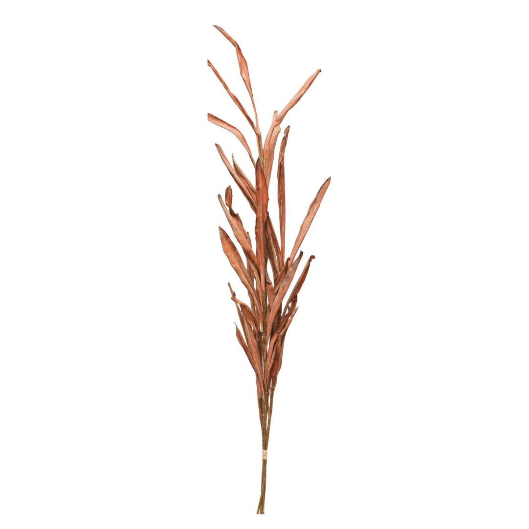 Artificial Greenery Faux Leaf Bunch - Realistic Fake Plants for Home Decor, Wedding Centerpieces, and Office Desk Decorations