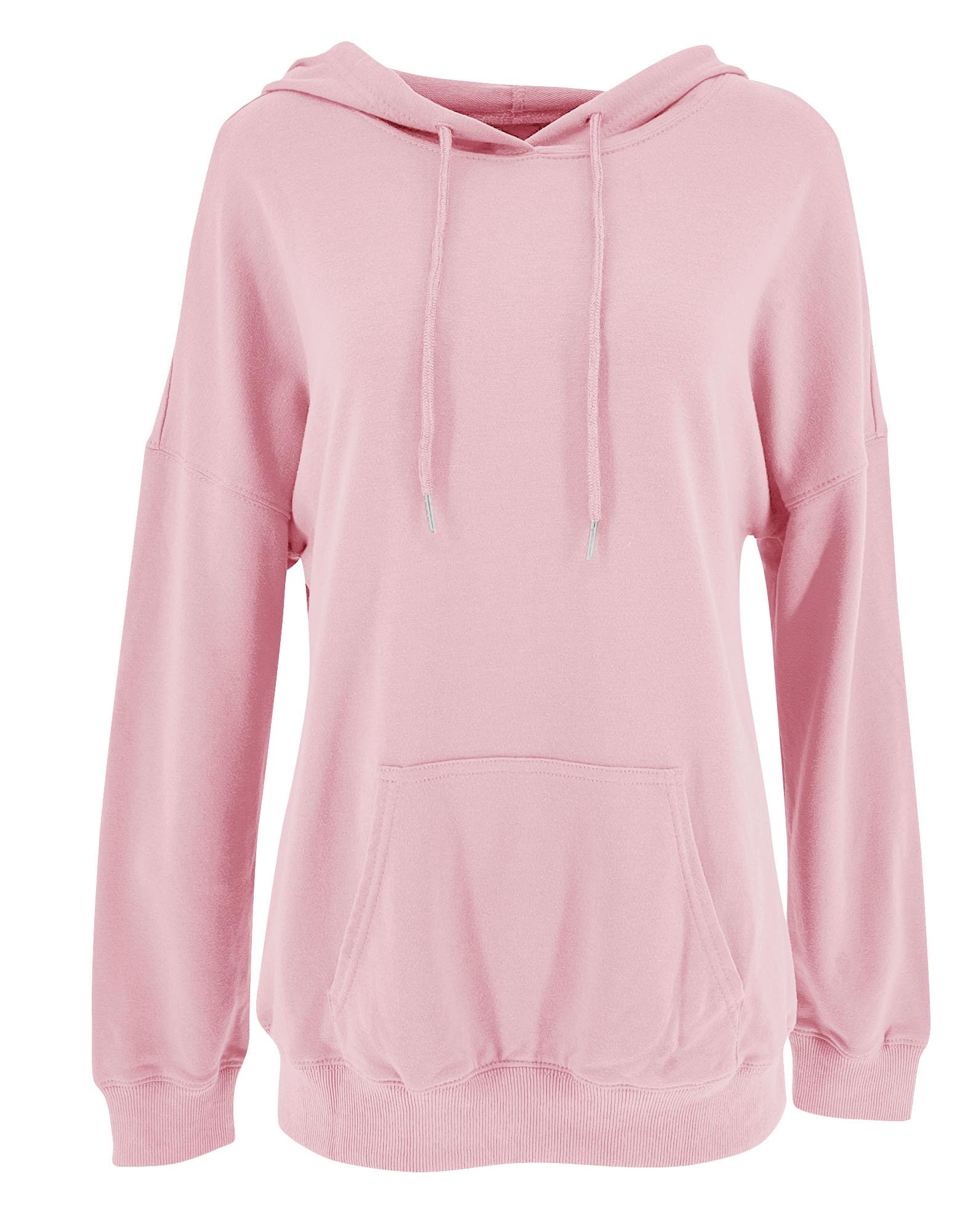Yuccalley Women's Long Sleeve Hoodie with Pockets - Casual Pullover Sweatshirt for Everyday Wear, Lounge & Outdoor Activities