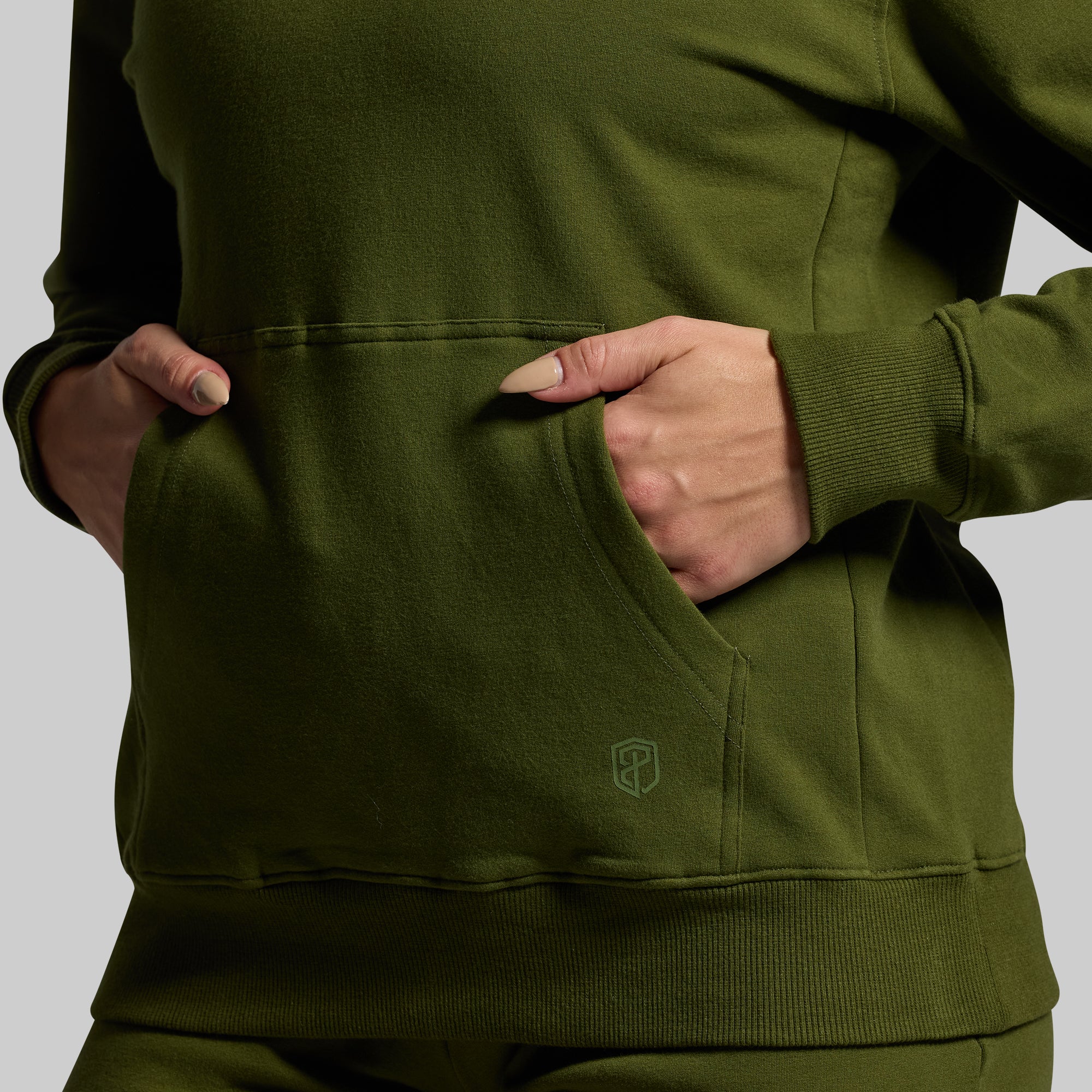 Women's Unmatched Hoodie - Military Green | Soft Fleece Pullover Sweatshirt | Casual Streetwear & Loungewear for Everyday Comfort