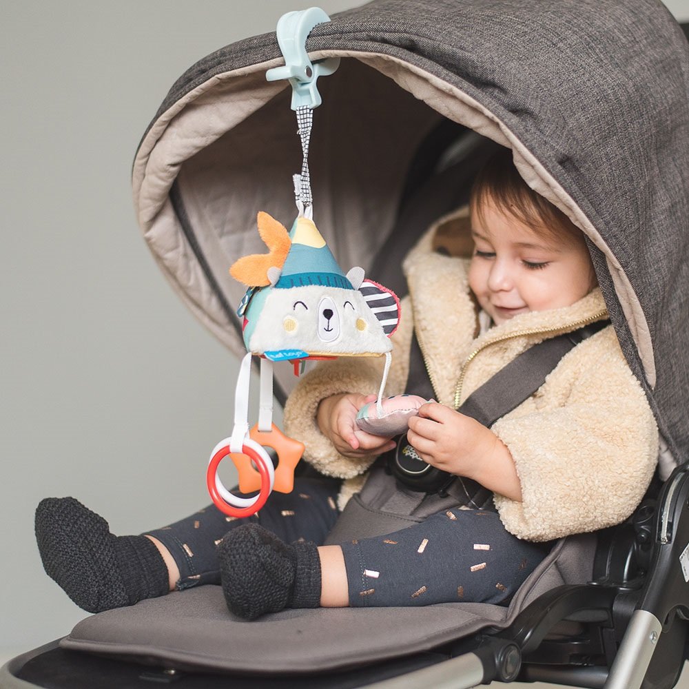 Taf Toys 12255 - North Pole Pyramid Baby Toy | Soft & Safe Sensory Play for Infants | Perfect for Nursery, Playtime & Early Learning Development