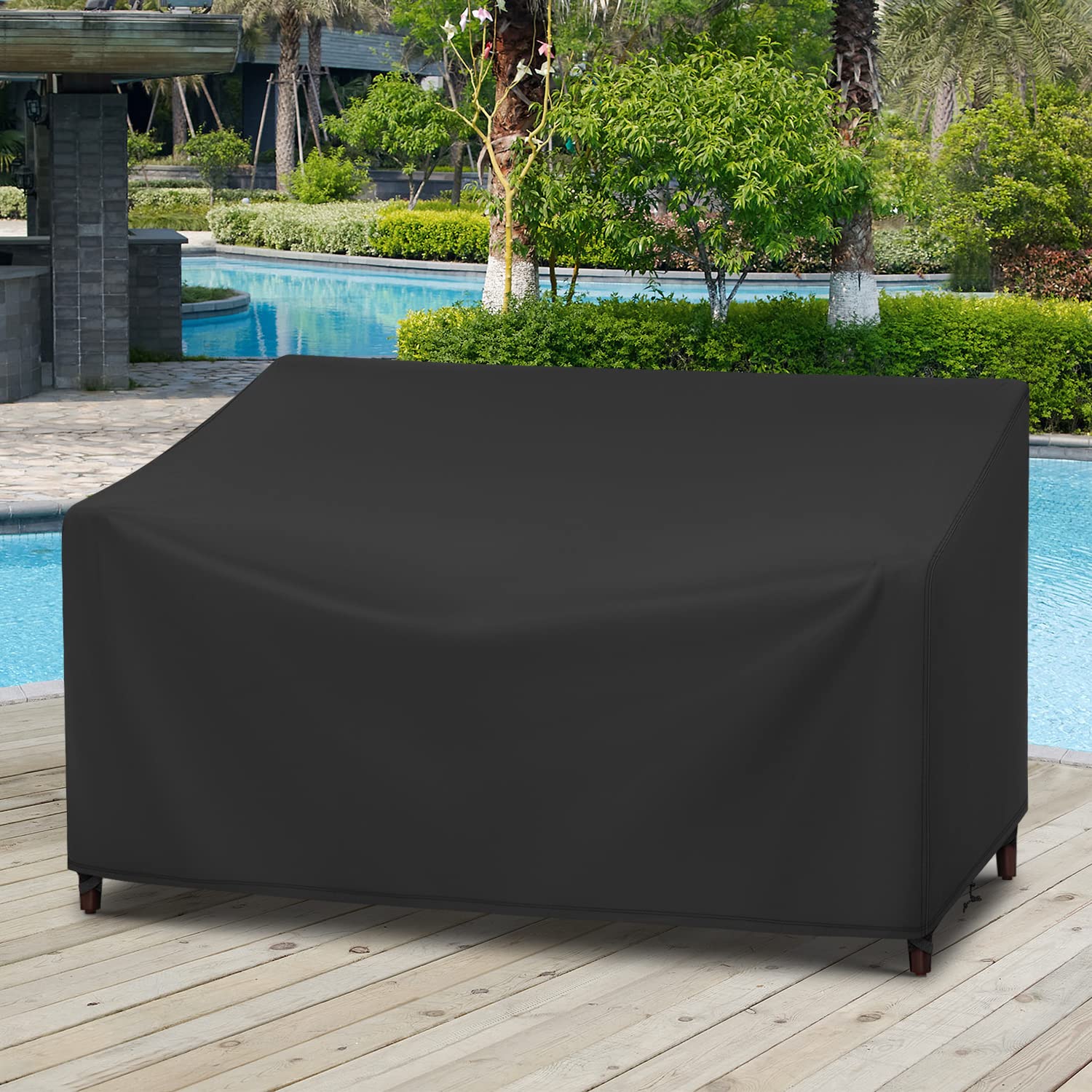 Waterproof 2-Seater Outdoor Loveseat Cover for Patio Furniture - 54