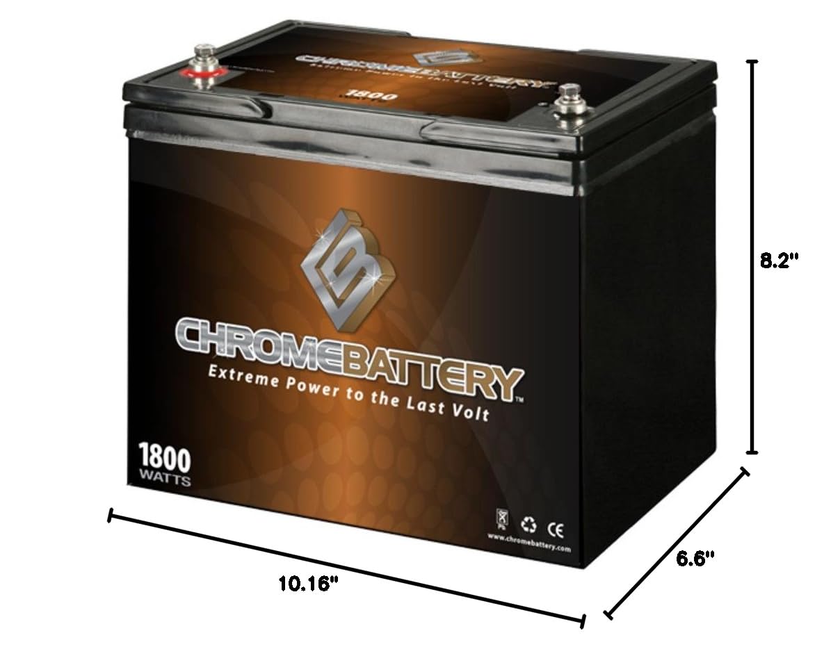 12V 80Ah Deep Cycle AGM Battery for Solar Power Systems - Perfect for Renewable Energy, RV, Marine & Off-Grid Applications