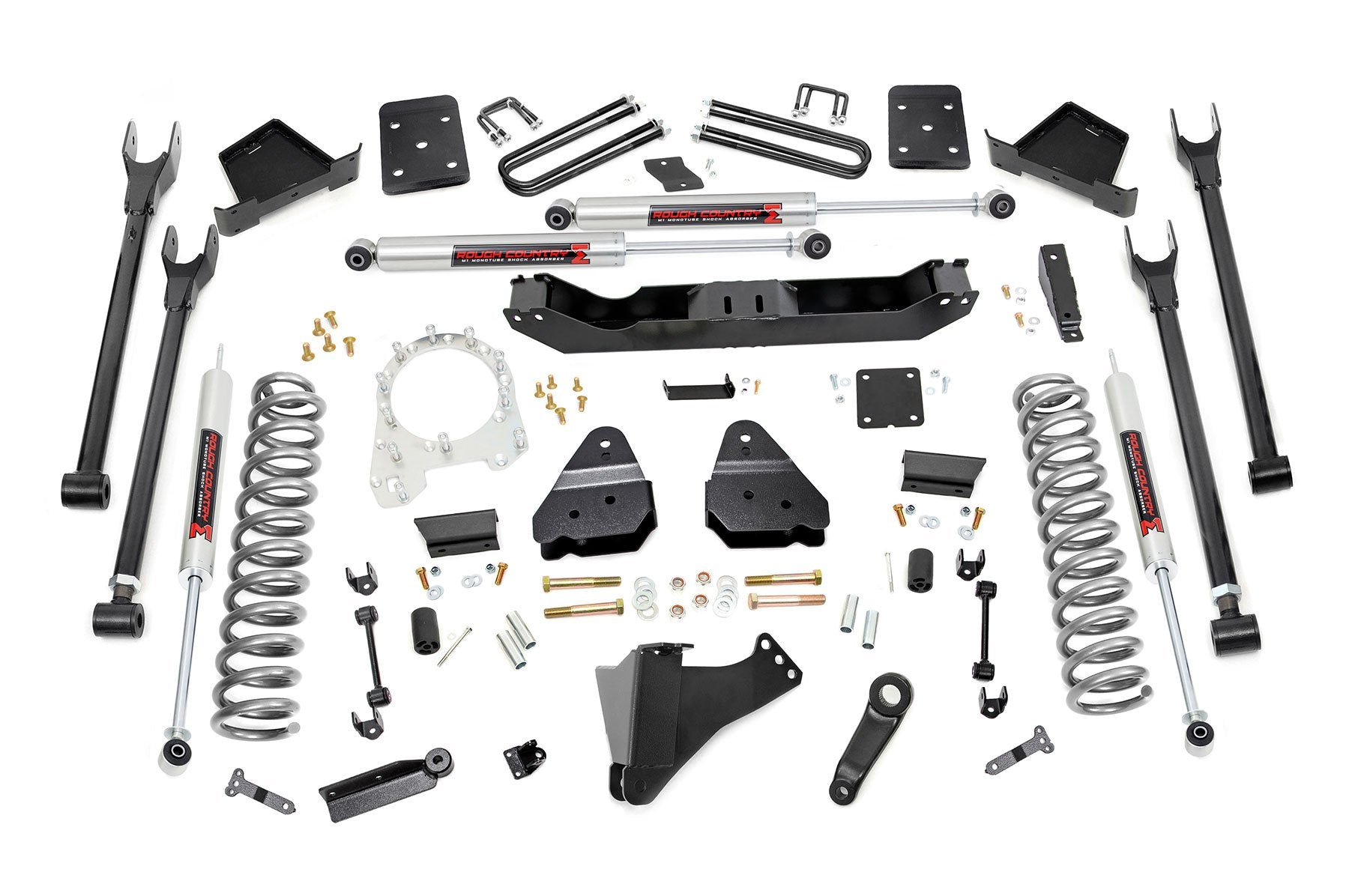 6 Inch Lift Kit for Ford F-250/F-350 Super Duty 4WD (2017-2022) - Heavy Duty 4 Link Suspension with OVLD M1 Technology - Perfect for Off-Roading, Towing & Truck Customization