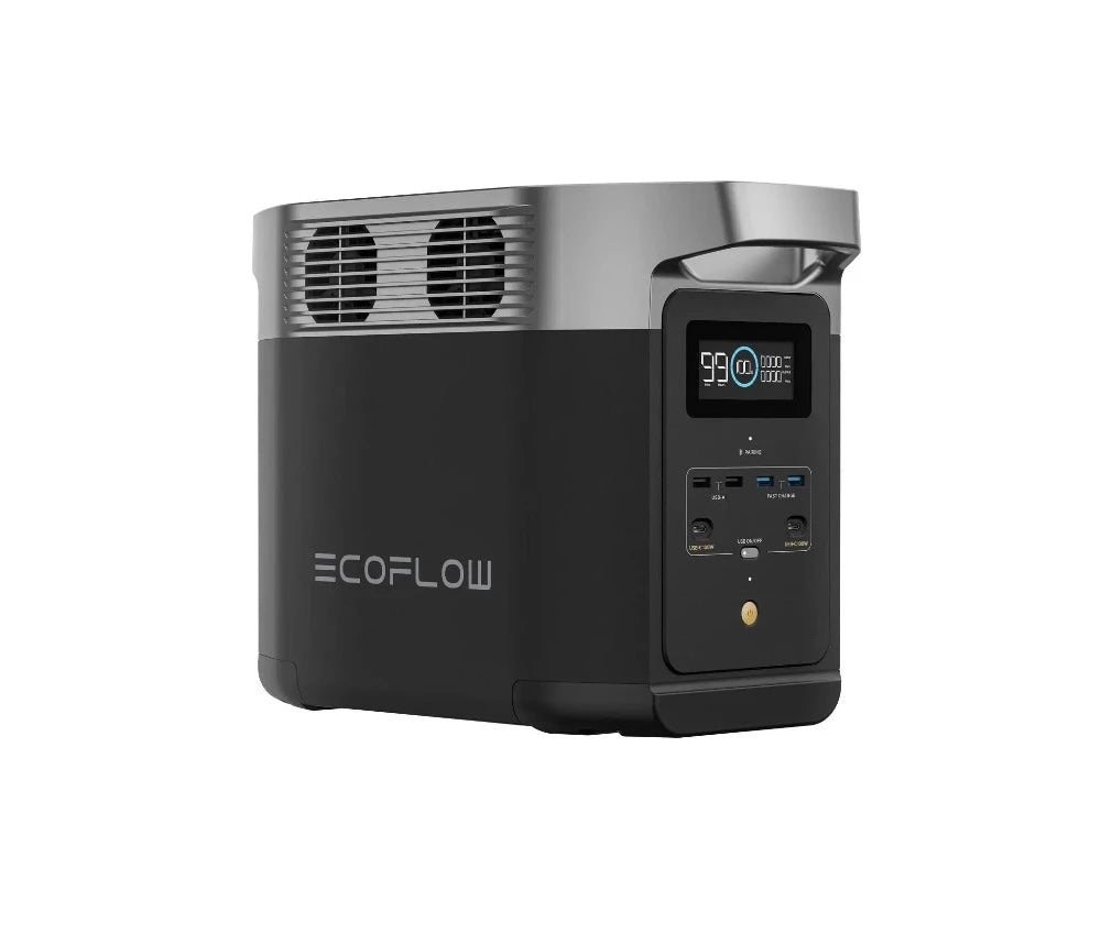 EcoFlow DELTA 2 Portable Power Station 1200W | Solar Generator for Camping, Home Backup & Outdoor Adventures | Fast Charging, Expandable Battery, Clean Energy Solution