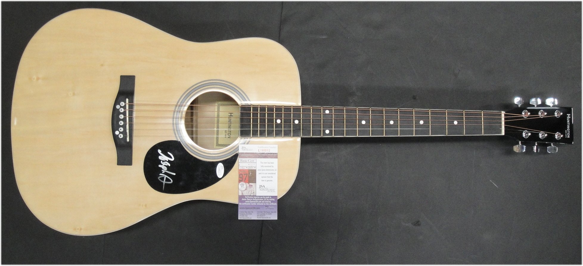 Joseph Arthur Hand Signed Autographed Acoustic Guitar with JSA U98812 COA - Perfect for Music Collectors, Fans & Home Decor Display