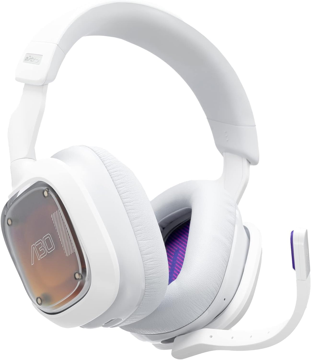 Astro A30 Wireless Lightspeed Gaming Headset for Xbox, PlayStation, PC, Mac & Mobile - Bluetooth 5.0, 3D Audio, Detachable Boom Mic with Headphone Stand (White) | Perfect for Competitive Gaming, Streaming & Work from Home