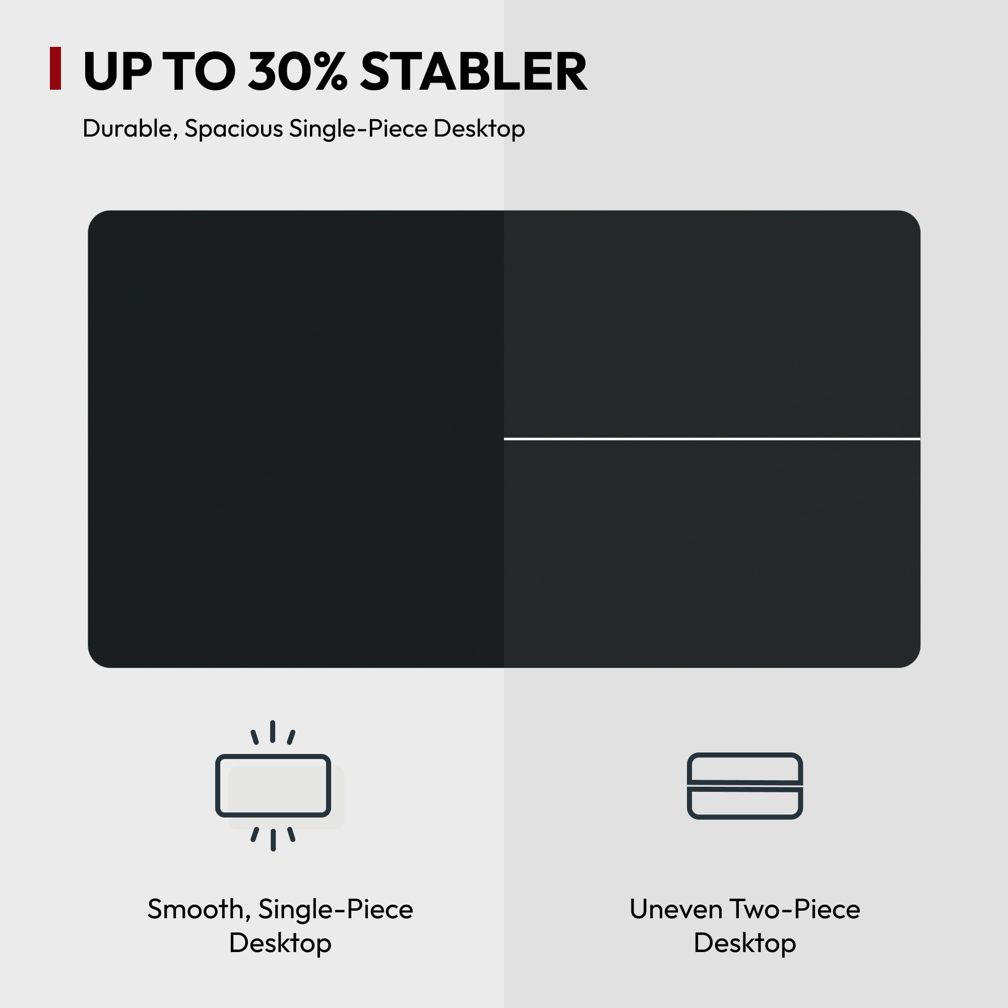 SANODESK 40 x 24 Inches Electric Standing Desk - Height Adjustable Whole-Piece Desktop with 6-Button Controller - Ergonomic Computer Desk for Home Office (Black Frame + Black Tabletop) - Perfect for Remote Work, Gaming & Study Setup