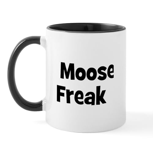 White/Black Inside - Moose Freak Mug