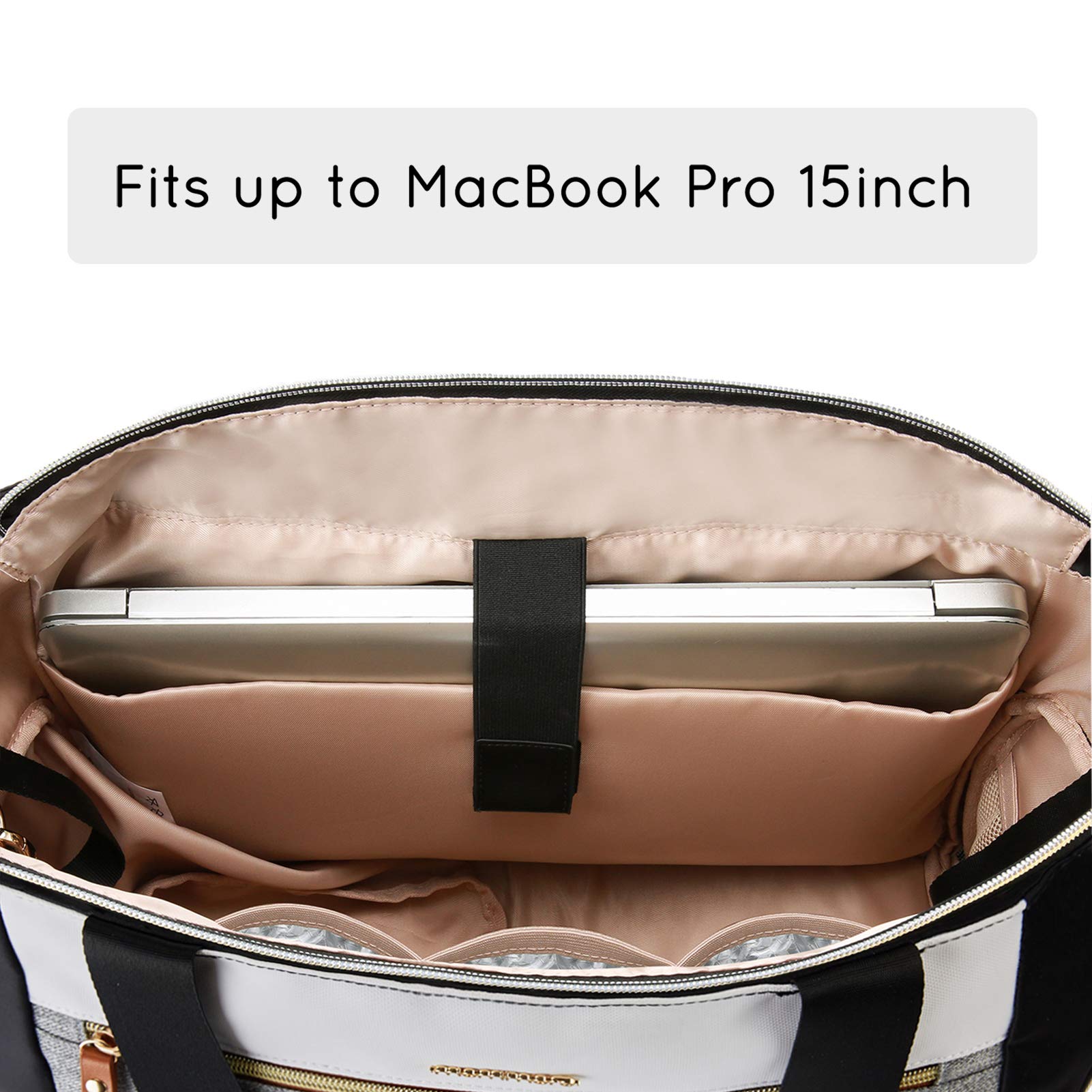 Mommore Multi-Functional Breast Pump & Diaper Bag with 15