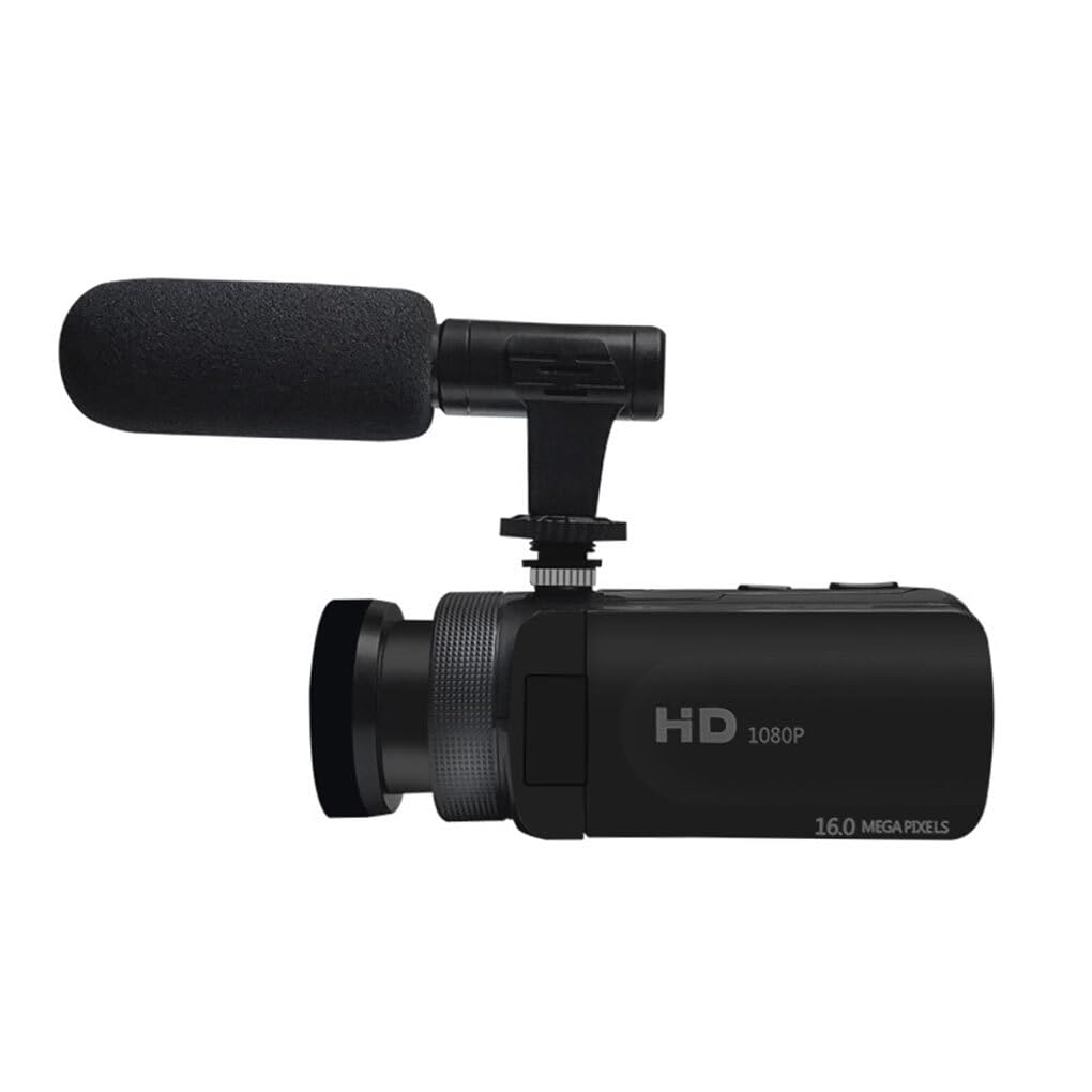Guangcailun HD 1080P Digital Video Camera - Multi-functional ABS Camcorder with Versatile Features for Vlogging, Travel & Home Recording | Portable Digital Camera for YouTube, TikTok & Family Events